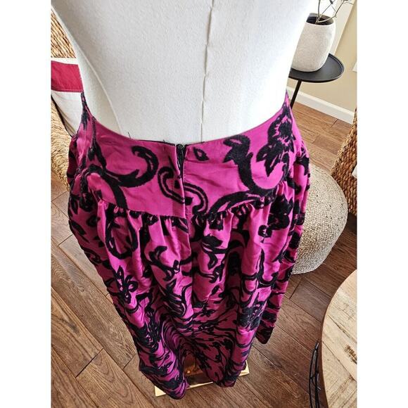 Scott McClintock Damask Skirt Women’s Size 6 Vintage Party Whimgy Goth - Picture 6 of 12